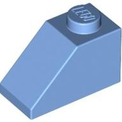 3040-42 Dakpan 45 graden 1x2 blauw, midden NIEUW *1B131
