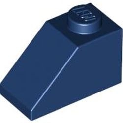 3040-63G Dakpan 45 graden 1x2 blauw, donker gebruikt *1D020