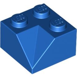 3046a-7 Dakpan 45 graden 2x2 hoek binnenzijde voor oa dakkapel zie 3049 voor nok blauw NIEUW *1B211
