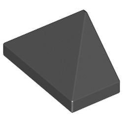 3048c-11G DakNOK 45 graden 2x1 driekantig Bodempin zwart gebruikt *1D034 - Img 1