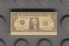 3069b-CUS008 Tegel 1x2 Dollarbiljet 1 dollar wit NIEUW *