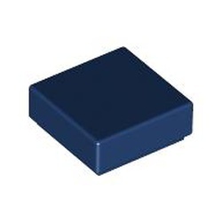 3070b-63 Tegel 1x1 blauw, donker NIEUW *1B106
