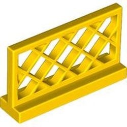 3185-3 Hekwerk 1x4x2 klassiek ruitpatroon geel NIEUW *0D020
