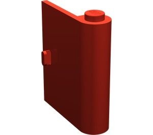 3192-5G Deur 1x3x3 rechts (dicht) rood gebruikt *1B392