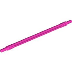 32200-47 Technic, zachte as lengte 12 noppen roze, donker NIEUW *