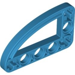32250-153 Technic, Hefbalk 3x5 met kwart elipse (raam) blauw, donkerazuur NIEUW *1D000