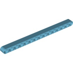 32278-156 Technic, Hefbalk 1x15 dik blauw, middenazuur NIEUW *1D000