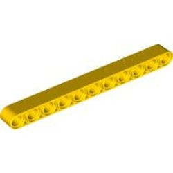 32525-3G Technic, Hefbalk 1x11 dik geel gebruikt *1D000