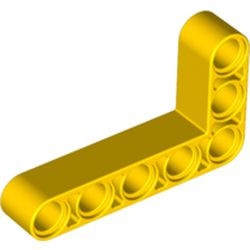 32526-3 Technic, Hefbalk 3x5 L-vorm dik geel NIEUW *1D000