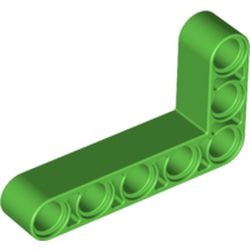 32526-36 Technic, Hefbalk 3x5 L-vorm dik groen, helder NIEUW *1D000