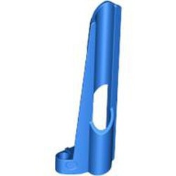 32535-7G Technic, Sierpaneel # 8 Small Long, Large Hole, Side B blauw gebruikt *5K000
