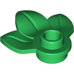 32607-6 Drie blaadjes met nop groen NIEUW *5C078