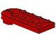 3491-5G Platte plaat 2x5 met contra trekhaak rood gebruikt *
