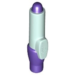 35809pb01-152 Pen met donkerpaarse punt en dop aqua, licht NIEUW *0L0000