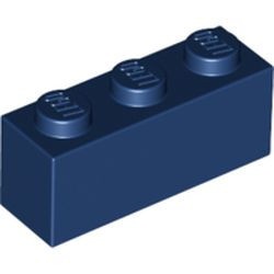 3622-63G Steen 1x3 blauw, donker gebruikt *1A016