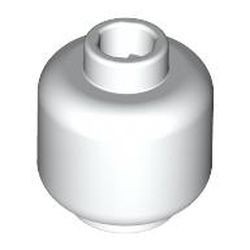 3626b-1G Steen Minifig dikrond geblokte open nop wit gebruikt *1L078
