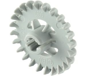 3650b-86 Technic, Tandwiel 24 tanden kroon grijs, licht (blauwachtig) NIEUW *0D028
