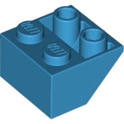 3660-153 Omgekeerde dakpan 45 graden 2x2 blauw, donkerazuur NIEUW *1B224
