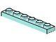 3666-41 Platte plaat 1x6 aqua NIEUW *1B177