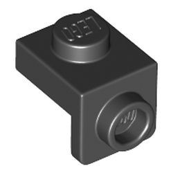 36841-11 Verbindingsplaat 1x1 - 1x1 zwart NIEUW *1B256