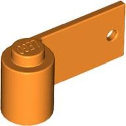 3821-4 Autodeur 1x3x1 rechts oranje NIEUW *1B272