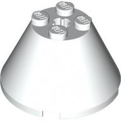 3943b-1 Kegel 4x4x2 MET ASGAT wit NIEUW *1L000