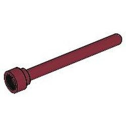 3957-59G Antenne 1x4 noppen hoog rood, donker gebruikt *1E013