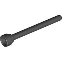 3957b-11 Antenne 1x4 noppen hoog platte top zwart NIEUW *1B054