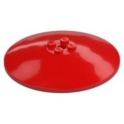 3961-5 Schotel 8x8 MASSIEVE noppen rood NIEUW *1R027