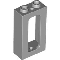 4035-86G Trein, raam 1x2x3 zonder glas zie 4036 grijs, licht (blauwachtig) gebruikt *1C036