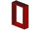 4071-5G Deur 2x6x7 Frame rood gebruikt * - Img 2