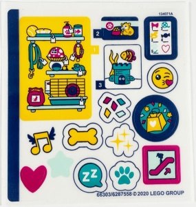41405stk01 STICKER 41405 Andrea's Shopping Play Cube NIEUW *0S0000