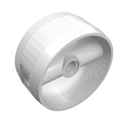 41531-1 Technic Cylinder 4x4 rond verbindingsblok met 3 pingaten wit NIEUW *0D000