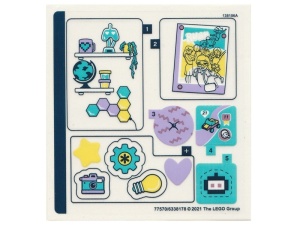 41667stk01 STICKER 41667 Olivia's Gaming Cube NIEUW *0S0000