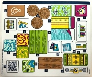 41703stk01 STICKER 41703stk01 FRIENDS- Friendship Tree House NIEUW *0S0000