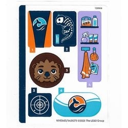 41736stk01 STICKER 41736 FRIENDS Sea Rescue Center NIEUW *0S0000