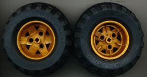 41896c01-115 Wiel 43.2mm doorsnede 26mm breed TR klein, dikke zwarte truckband 81.6x38 R (41896/45982) (PAKKETZENDING!) goud, parel NIEUW *5W000