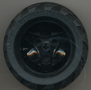 41896c02-11 Wiel 43.2mm doorsnede 26mm breed TR,zwarte truckband 68.8x36 H (41896/41893) (PAKKETZENDING!) zwart NIEUW *5W000