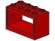 4209-5G Slangenrolhouder zonder drum 4x2 (zie 4210) rood gebruikt *1F007