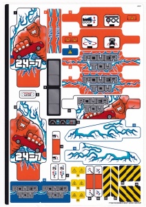 42128stk01 STICKER 42128 Heavy-duty Tow Trick NIEUW *0S0000