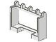 4214-1G Frame scharnierhouder autodak 1x4x2 wit gebruikt *0L035