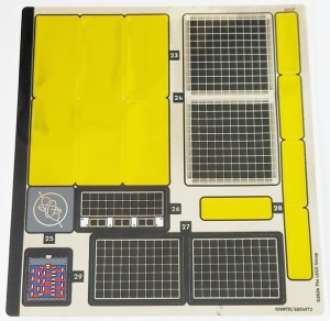 42182stk03 STICKER 42182-03 NASA Apollo maanrover sticker 4 NIEUW *0S0000