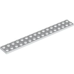 4282-1 Platte plaat 2x16 wit NIEUW *1K0000