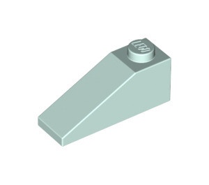 4286-152 Dakpan 33 graden 1x3 aqua, licht NIEUW *1B124