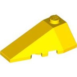 43710-3 Steen, wig 4x2 links 1 nop bovenop geel NIEUW *0L000