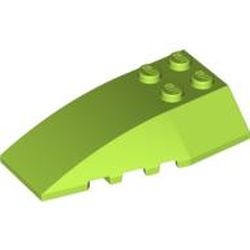 43712-34 Steen, wig 6x4 drievoudig gebogen lime NIEUW *0L000