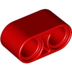 43857-5 Technic, Hefbalk 1x2 dik rood NIEUW *1DT00