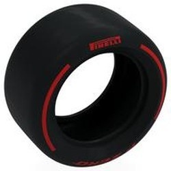 4410pb01-11 Band 81.6 mm x 44 mm glad met rode PIRELLI en P. ZERO zwart NIEUW *