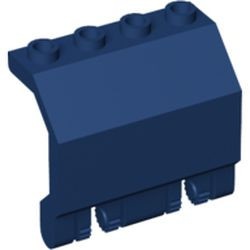 44572-63 Scharnier paneel 2x4x3 1/3 met 2 vingers blauw, donker NIEUW *