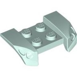 44674-152 Plaat 2x4 met spatbord, vleugels, overhang lamp aqua, licht NIEUW *5A020